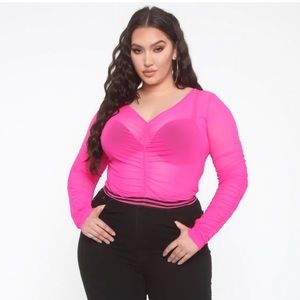 Fashion Nova mesh top - brand new with tags